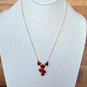 Vintage Danbury Mint Rose Necklace